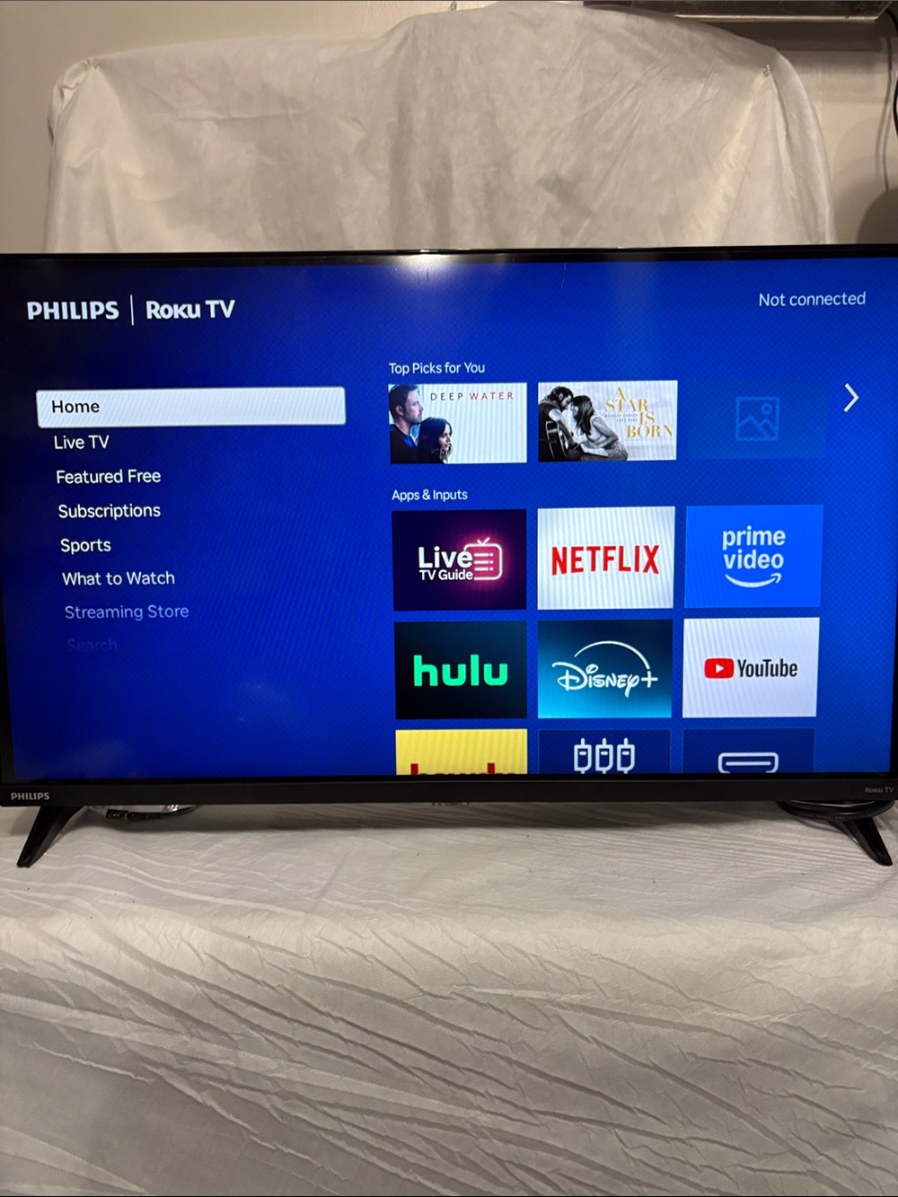 Philips Smart Roku TV with Remote